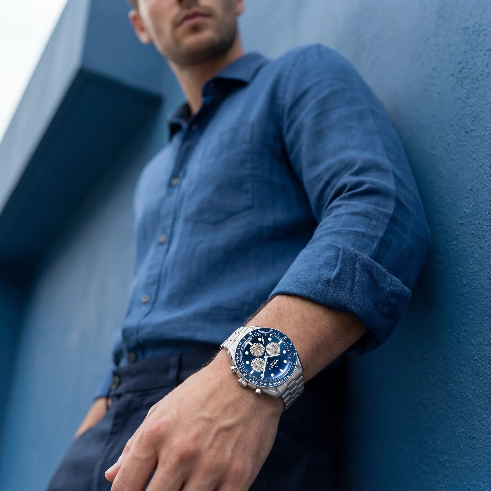 COSMIC CHRONO Chronograph Blue Silver - Image 5