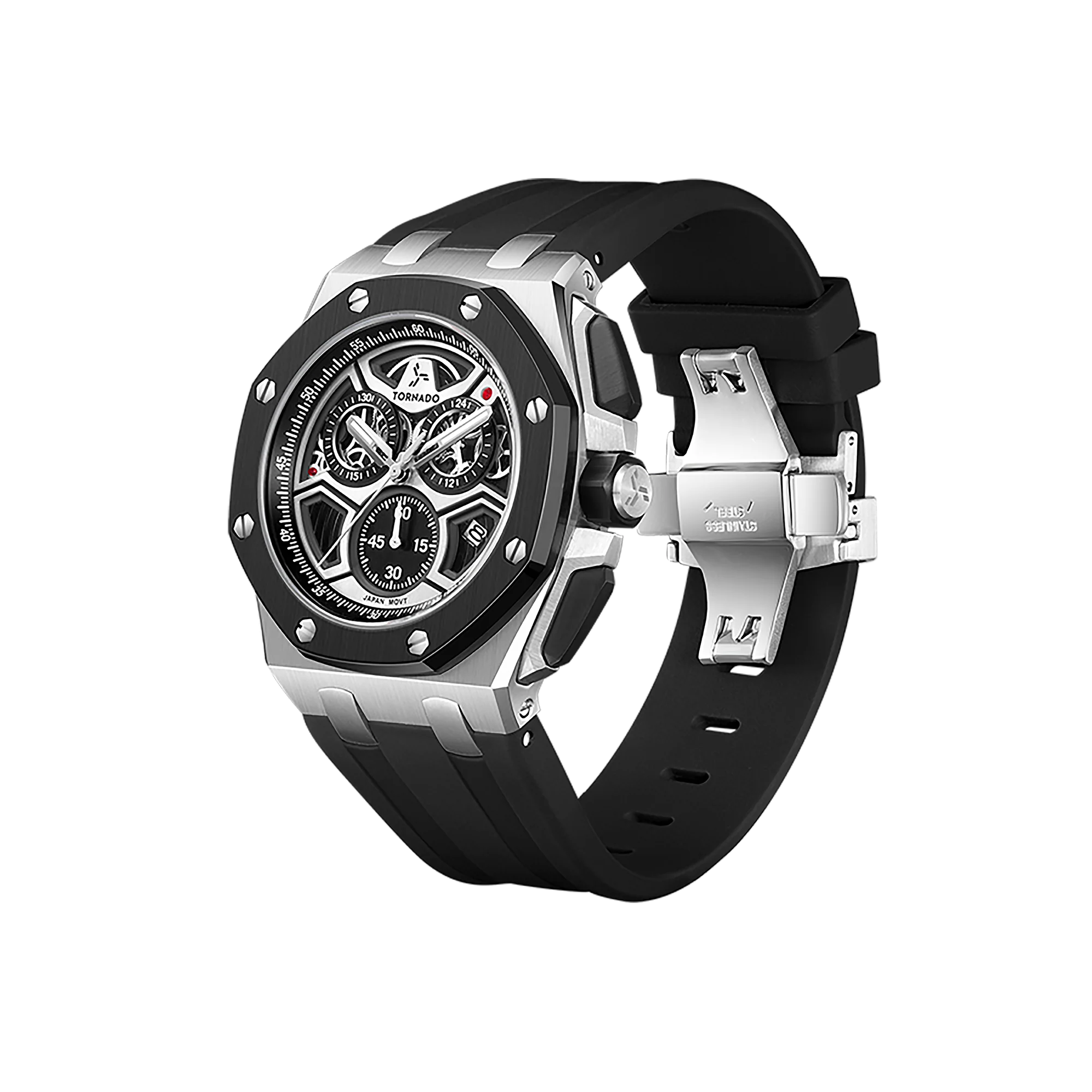 LUMINA CHRONOSPHERE Chronograph Silver Black - Image 2