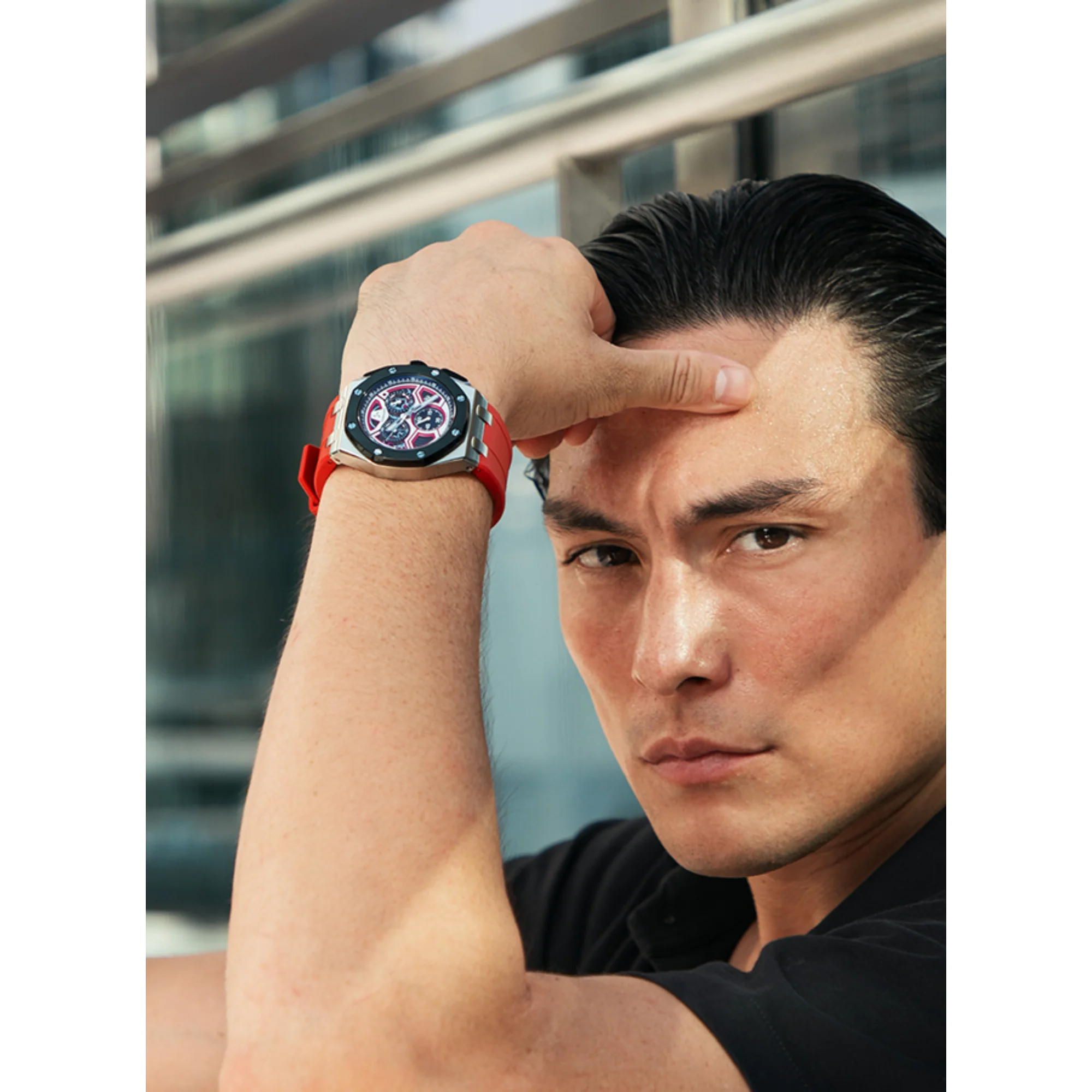LUMINA CHRONOSPHERE Chronograph Red - Image 5