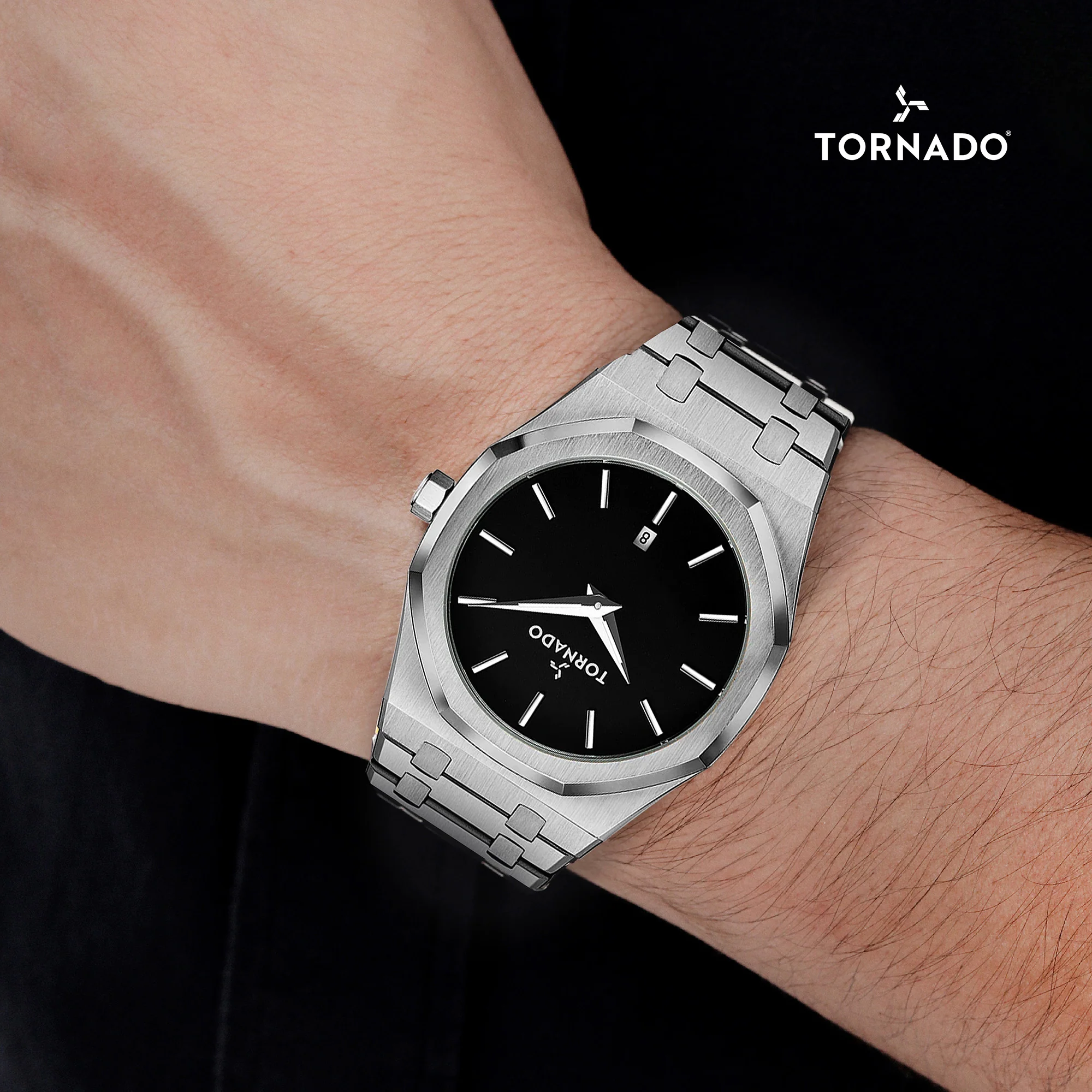 AURORA ECHO Analog Black Silver - Image 5