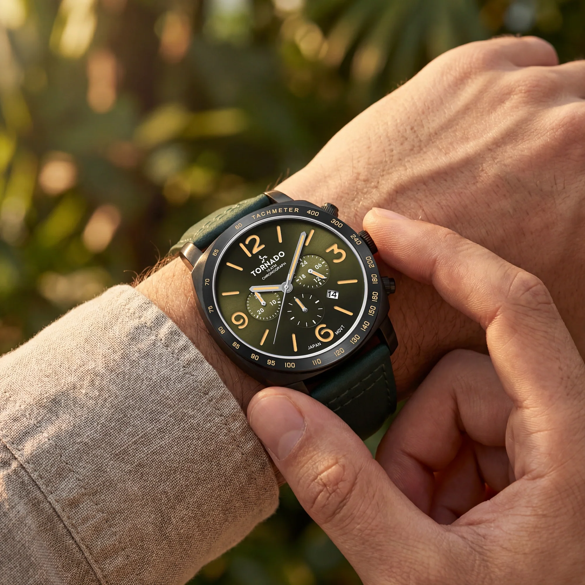 LUMINA CHRONOSPHERE Chronograph Green Black - Image 5